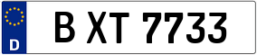 Truck License Plate